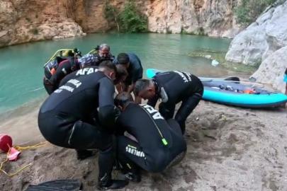 Kapuz Kanyonu’nda serinlemek için girdiği suda hayatını kaybetti