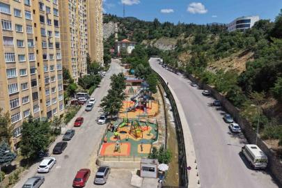 Karabük’te Cevizkent TOKİ Tema Parkı’nda sona gelindi