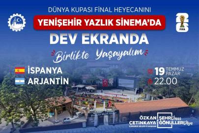 Karabük’te dünya kupası finali dev ekranda izlenecek