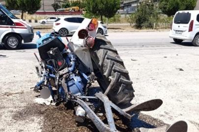 Karabük’te tır ile traktör çarpıştı: 1 ağır yaralı