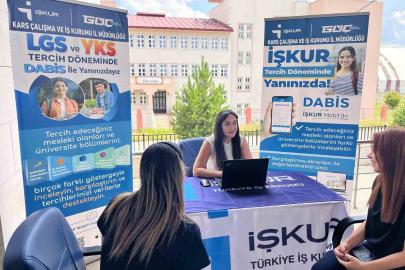 Kars’ta üniversite adaylarına dijital tercih rehberi: İŞKUR’dan DABİS desteği