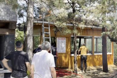 Kastamonu’da tesiste çıkan yangın ormana sıçramadan söndürüldü