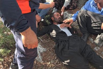 Kayıp şahıs ormanda bitkin halde bulundu