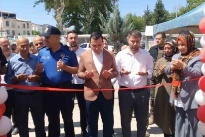Kaymakam Algın, ADEM yıl sonu sergisine katıldı