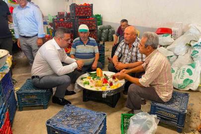 Kaymakam Dalak pazaryerinde esnaf ve vatandaşlarla buluştu