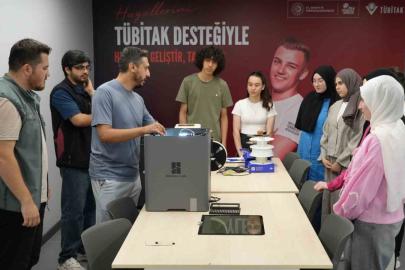 KBÜ’de lise öğrencileri dijital üretim ve yapay zeka eğitimi alıyor