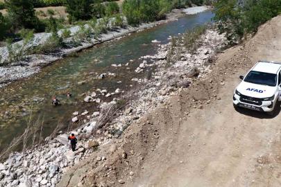 Kelkit Çayı’nda kaybolan Esmanur için arama çalışmaları yeniden başladı