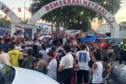 Kiraz kapabilmek için kıyasıya yarıştılar
