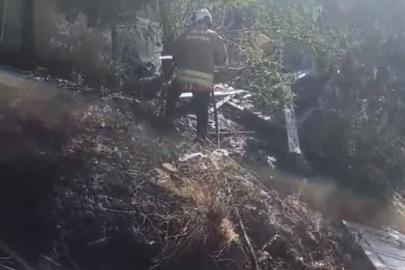 Kırıkhan’da bahçe yangını