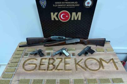 Kocaeli’de operasyon: Bin 513 fişek ele geçirildi