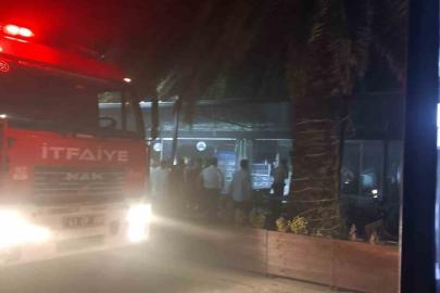 Körfez’de kafenin mutfağında çıkan yangın hasara neden oldu