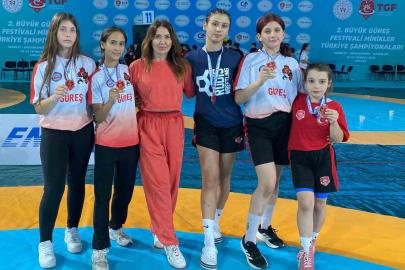 Köyceğizli güreşçiler Türkiye Şampiyonası’ndan 5 madalya ile döndü