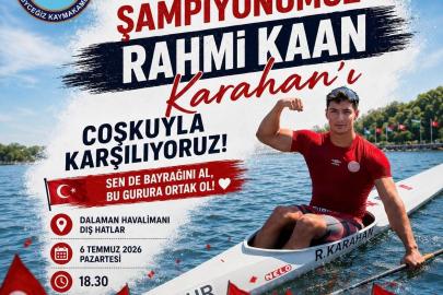 Köyceğizli Kanoda Dünya Şampiyonu Karahan, törenle karşılanacak