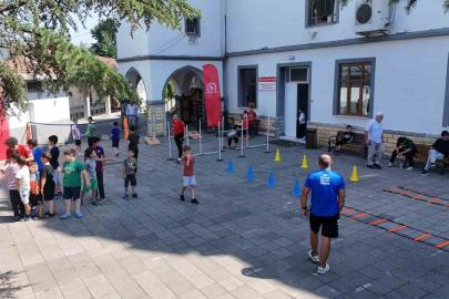 Kur’an kursu öğrencileri sporla buluştu