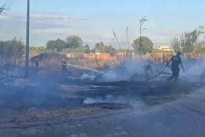 Kuru otlar tutuştu, alevler ağıla sıçradı