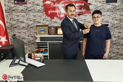 LGS şampiyonu çeyrek  altınla ödüllendirildi