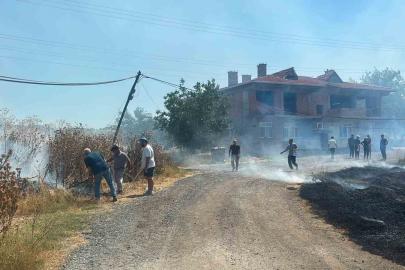 Lüleburgaz’da otluk alan ve anız yangını söndürüldü