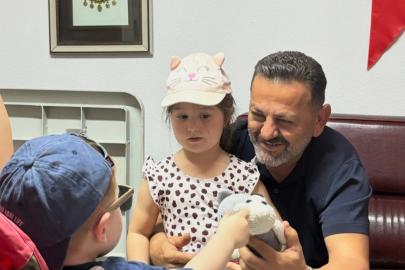 Makamın en özel misafirleri minikler oldu