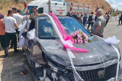 Malatya’da düğün konvoyunda kaza: 9 yaralı