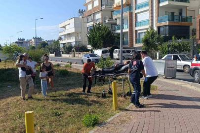 Manavgat’ta ticari taksi ile otomobil çarpıştı: 4 yaralı
