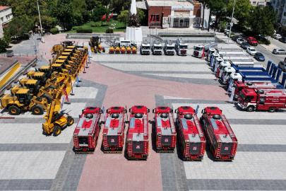 Manisa Büyükşehir filosunu 37 yeni araçla büyüttü