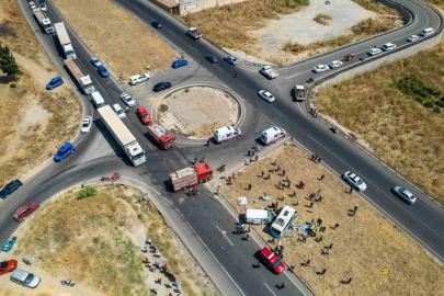 Manisa’da feci kaza 1 ölü 11 yaralı