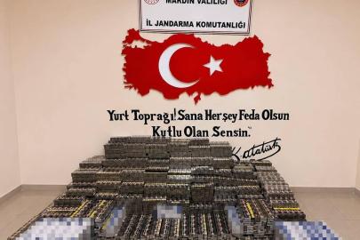 Mardin’de 5 milyon lira değerinde kaçak tütün mamulleri ele geçirildi