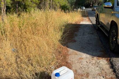 Marmaris’te kritik noktalara ilk müdahale için su bidonu