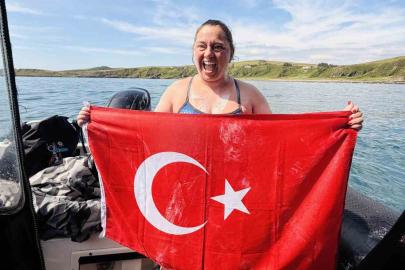 Melisa Uluarslan, Kuzey Kanalı’nı geçen 3. Türk kadın sporcu oldu