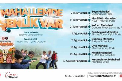 Menteşe Belediyesi’nden çocuklara özel yaz şenliği