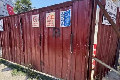 Merkez Çarşısı inşaatı mühürlendi