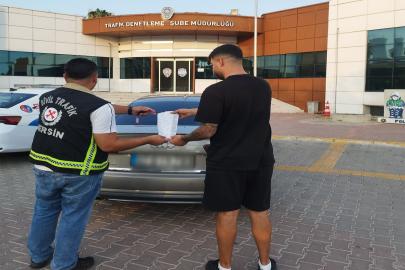Mersin’de makas atan ehliyetsiz sürücüye 170 bin lira ceza