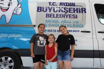 Mobil ağız ve diş sağlığı klinikleri 5 ilçede vatandaşlarla buluştu