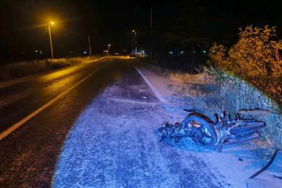 Motoaijlet sürücüsü kazada hayatını kaybetti