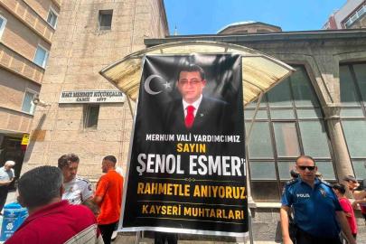 Muhtarlardan merhum vali yardımcısına vefa
