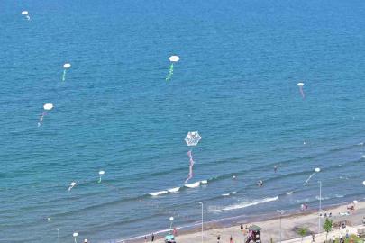 Ordu’da 120 uçurtma çocukların mutluluğuyla gökyüzünde buluştu