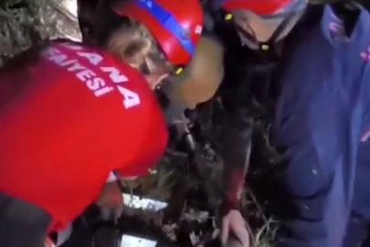 Ormanlık alanda mahsur kalan kişi ekiplerin çalışmasıyla kurtarıldı