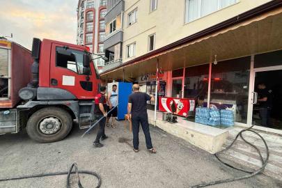 Osmaniye’de iş yeri yangını