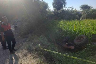 Osmaniye’de traktör devrildi, 2 kişi yaralandı