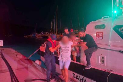 Özel teknede rahatsızlanan vatandaş için tıbbi tahliye
