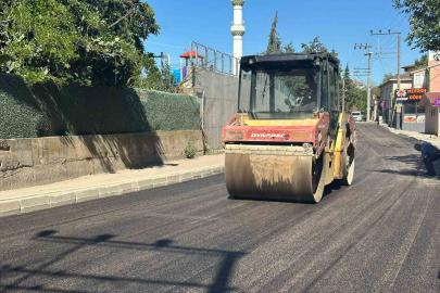 Pelitli Mahallesi Atatürk Caddesi asfaltlandı