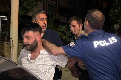 Polise direnip kaçtı, otopark girişinde böyle yakalandı