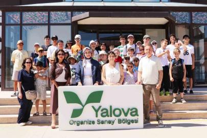 Robotik kodlama öğrencilerinden Yalova OSB’ye teknik gezi