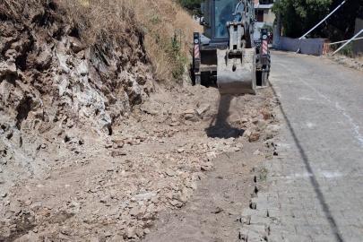 Şahinciler Mahallesi’nde yol genişletme çalışmaları başladı