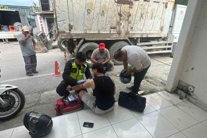 Samsun’da motosiklet kazası: 1 yaralı