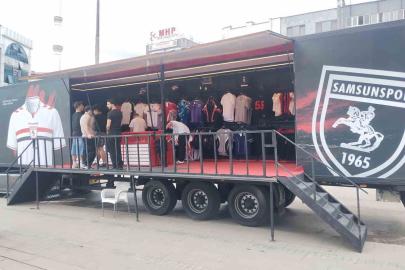 Samsunspor tırı Çarşamba’da