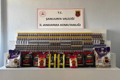 Şanlıurfa’da gümrük kaçağı ürünler ele geçirildi