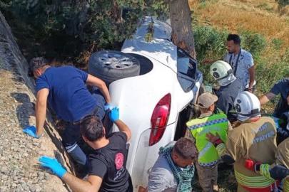 Şarampole devrilen otomobilin sürücüsü günlerdir süren hayat mücadelesini kaybetti