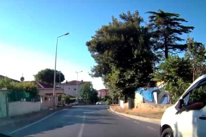 Sarıyer’de yol ortasında gerginlik: "Neden hızlı gittin?" tartışması kamerada
