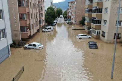 Selin vurduğu ilçe havadan görüntülendi